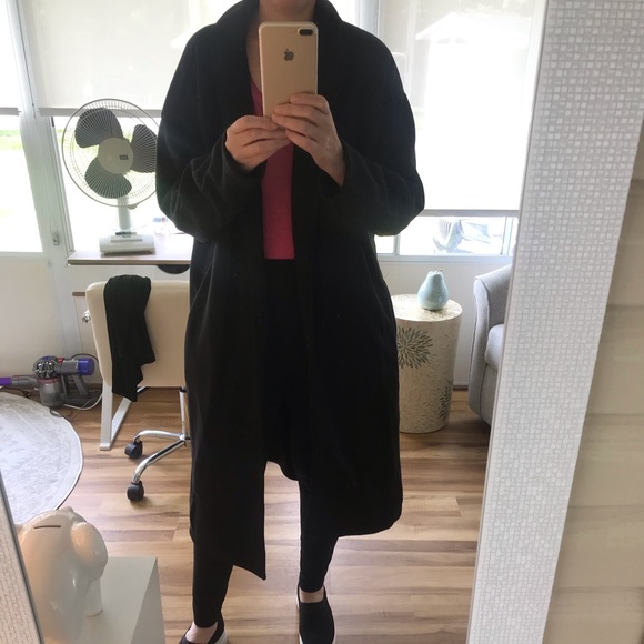 Forever 21 Jackets & Blazers - Long black open coat-so comfy w pockets-forever 21 brand
